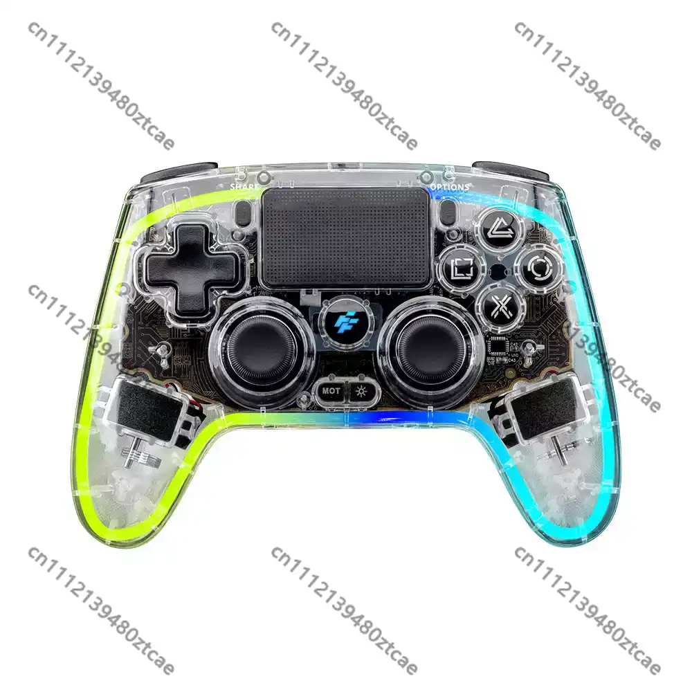 Gaming Hardware And Accessories - Manette de jeu sans fil transparente,