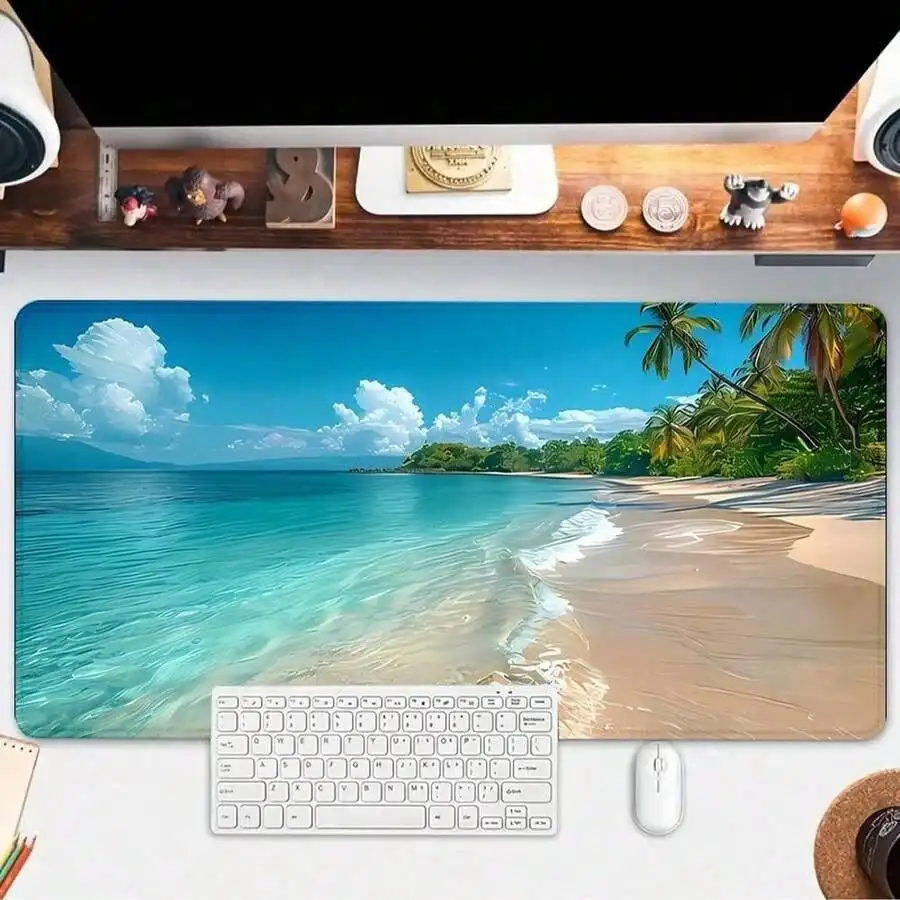 Gaming Accessories Gifts For Men - Tapis de souris Blue Ocean Summer
