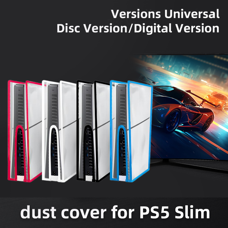 Gaming Accessories Pack - Juste anti-poussière pour console PS5 Slim,