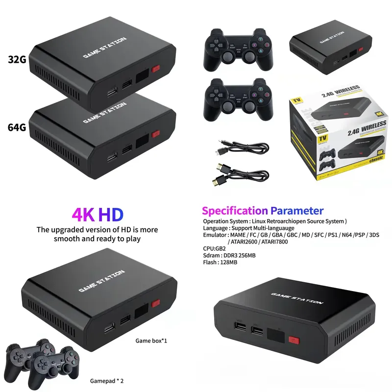 Gaming Accessories - Console de Jeu Vidéo HD M8plus