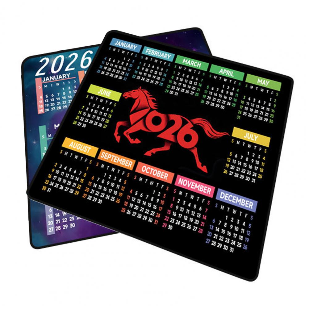 Gaming Accessories For Laptop - Tapis de souris étanche avec calendrier