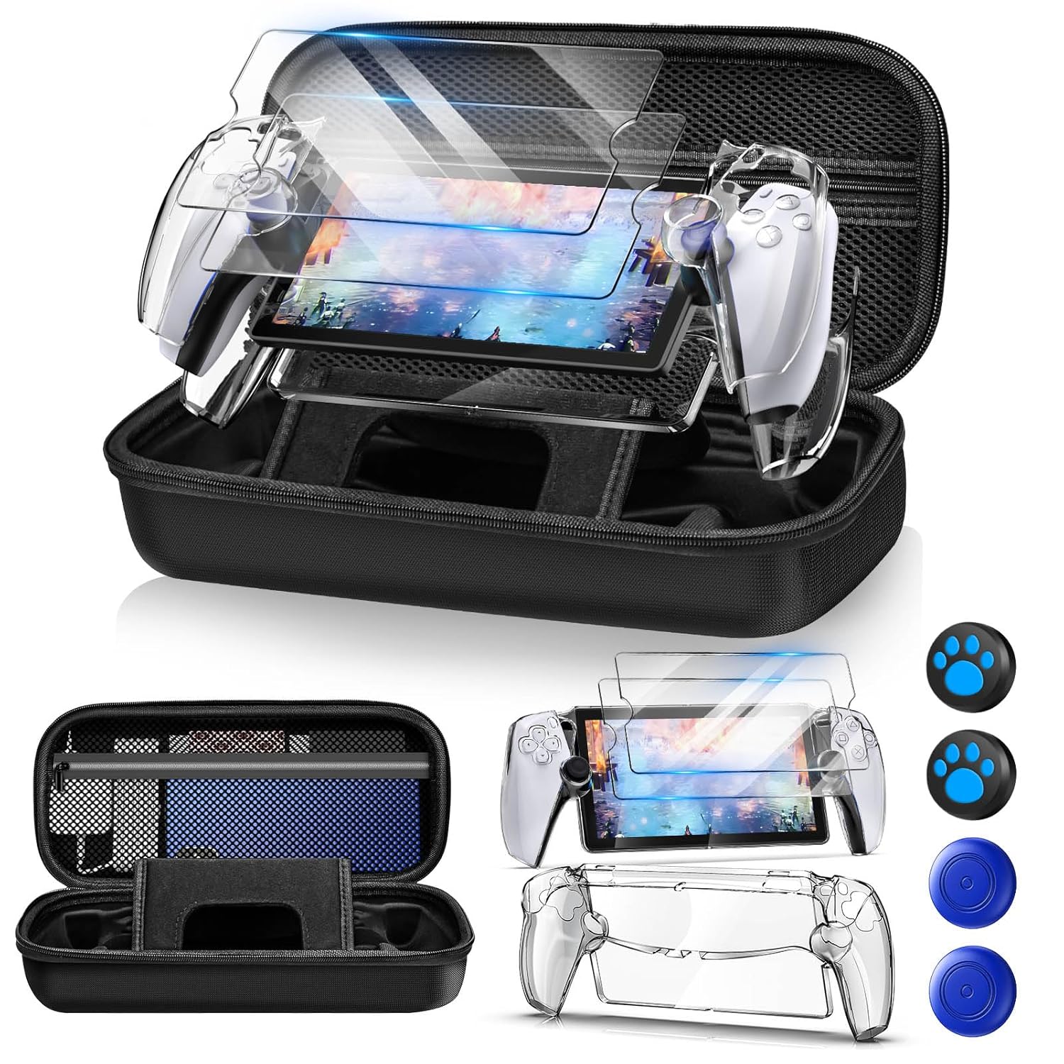 Gaming Accessories Pack - Étui de transport rigide pour portail