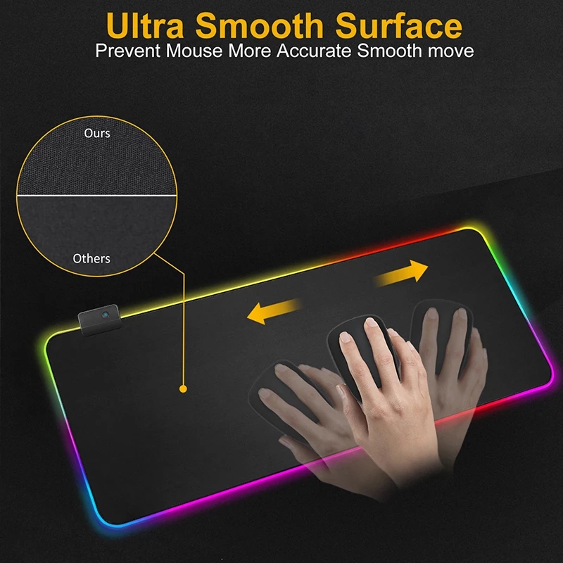 Tapis de souris de jeu lumineu - Gaming Accessories For Your Desk avis et prix