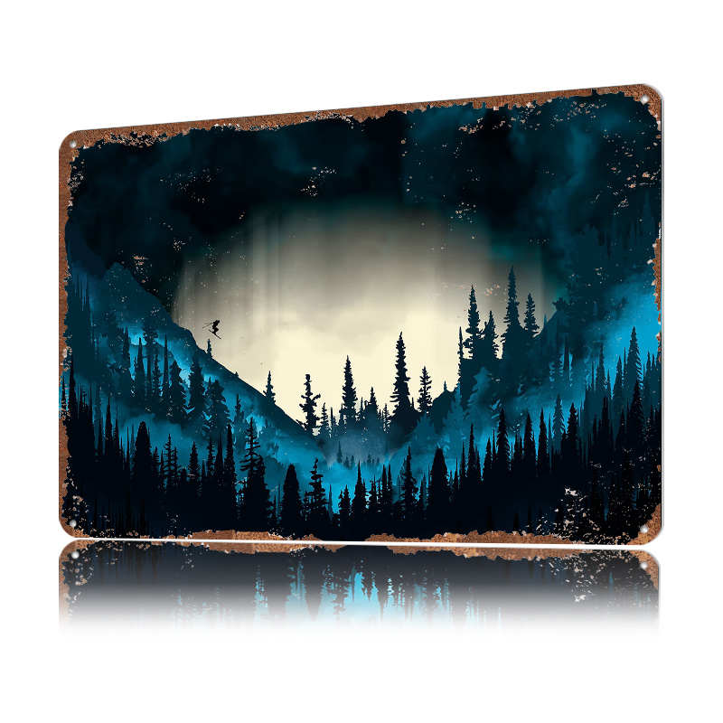 Affiche métallique Ski, cadeau - Gaming Accessories Gifts For Men avis et prix
