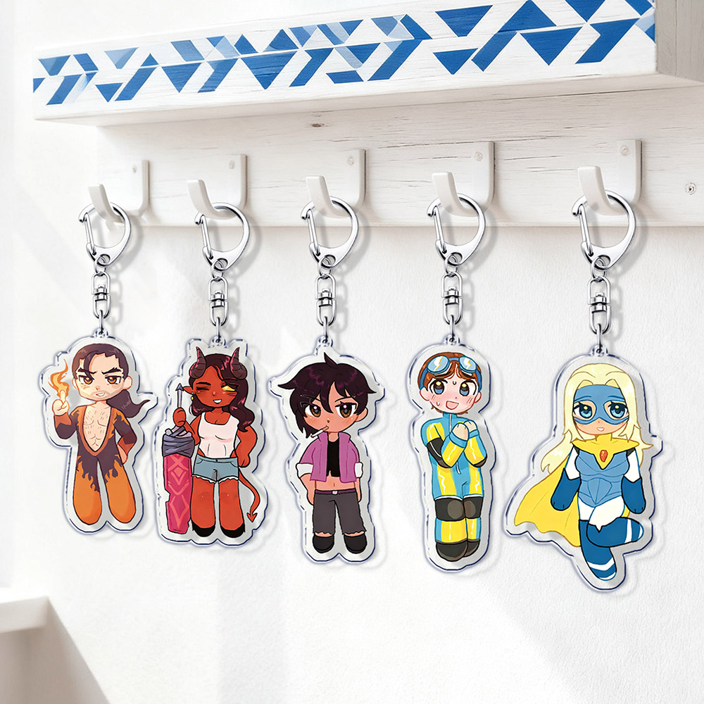 Porte-clés Chibi de dessin ani - Gaming Accessories Gifts For Men avis et prix