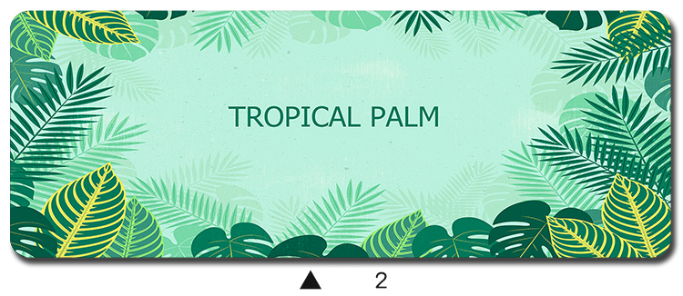 Tapis de souris plante tropica - Gaming Accessories Best avis et prix