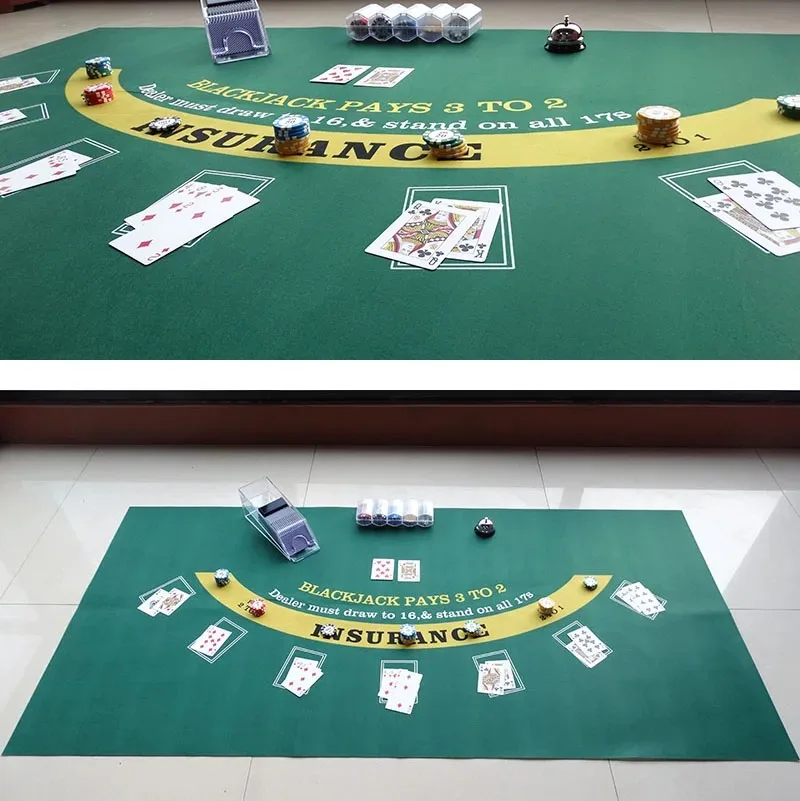 Nappe de table de poker 180x90 - Gaming Accessories avis et prix