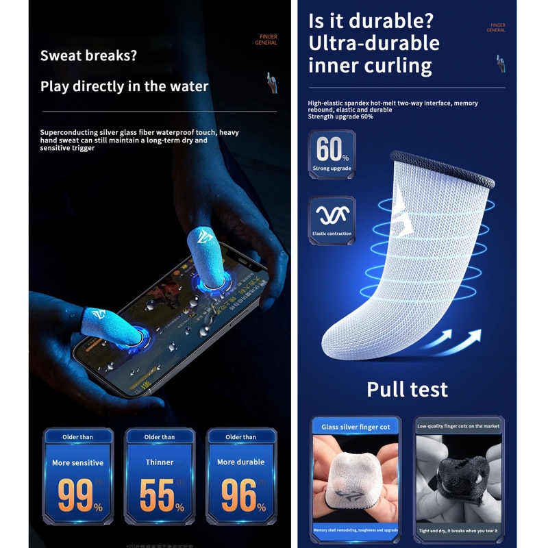 Protège-doigts anti-transpirat - Gaming Accessories For Mobile avis et prix