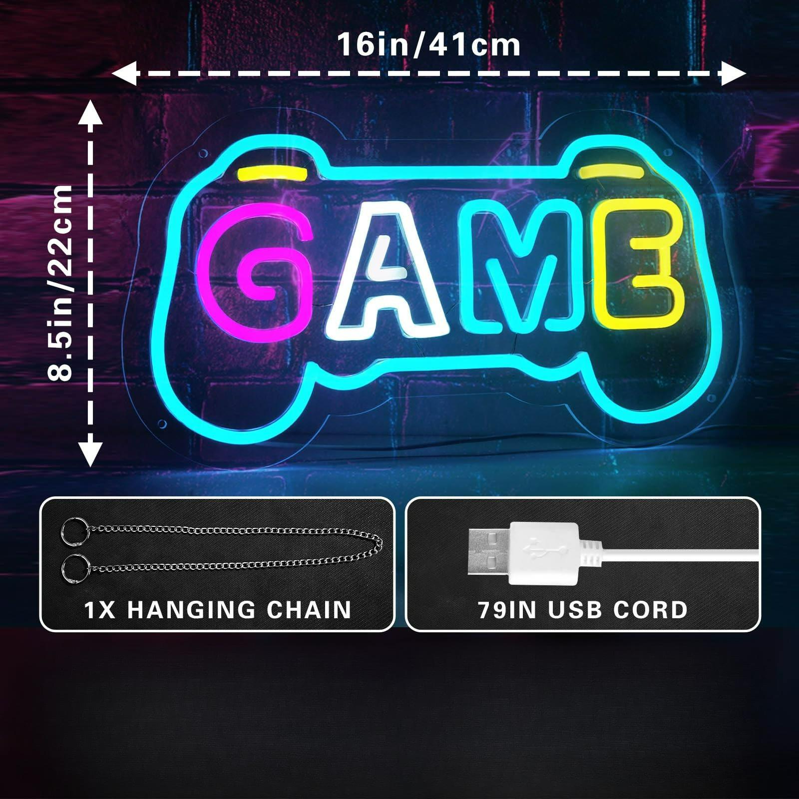 Enseigne néon de jeu pour la d - Gaming Accessories Gifts For Men avis et prix
