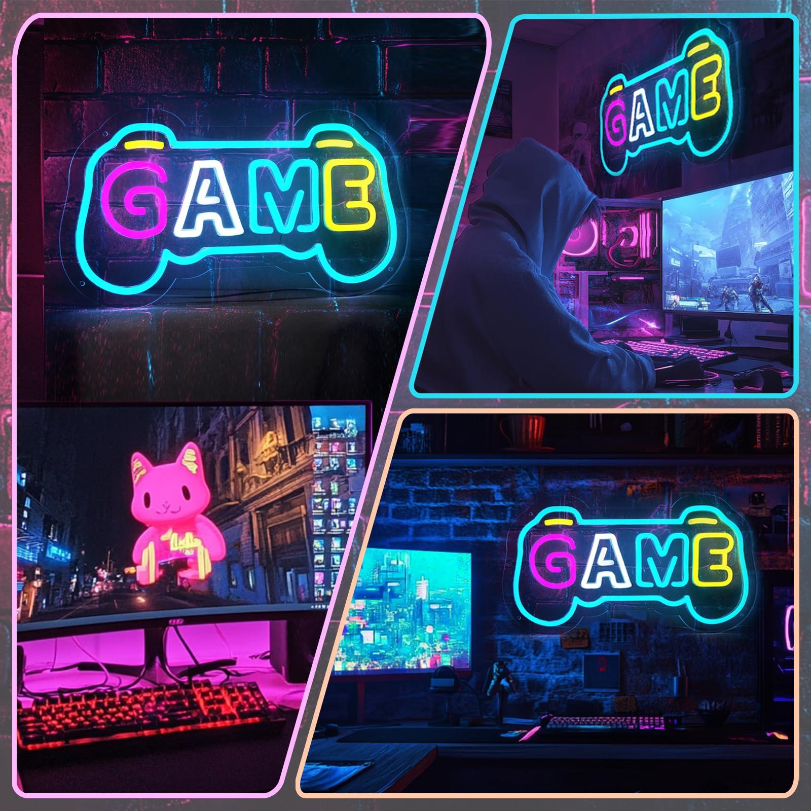 Enseigne néon de jeu pour la d - Gaming Accessories Gifts For Men avis et prix