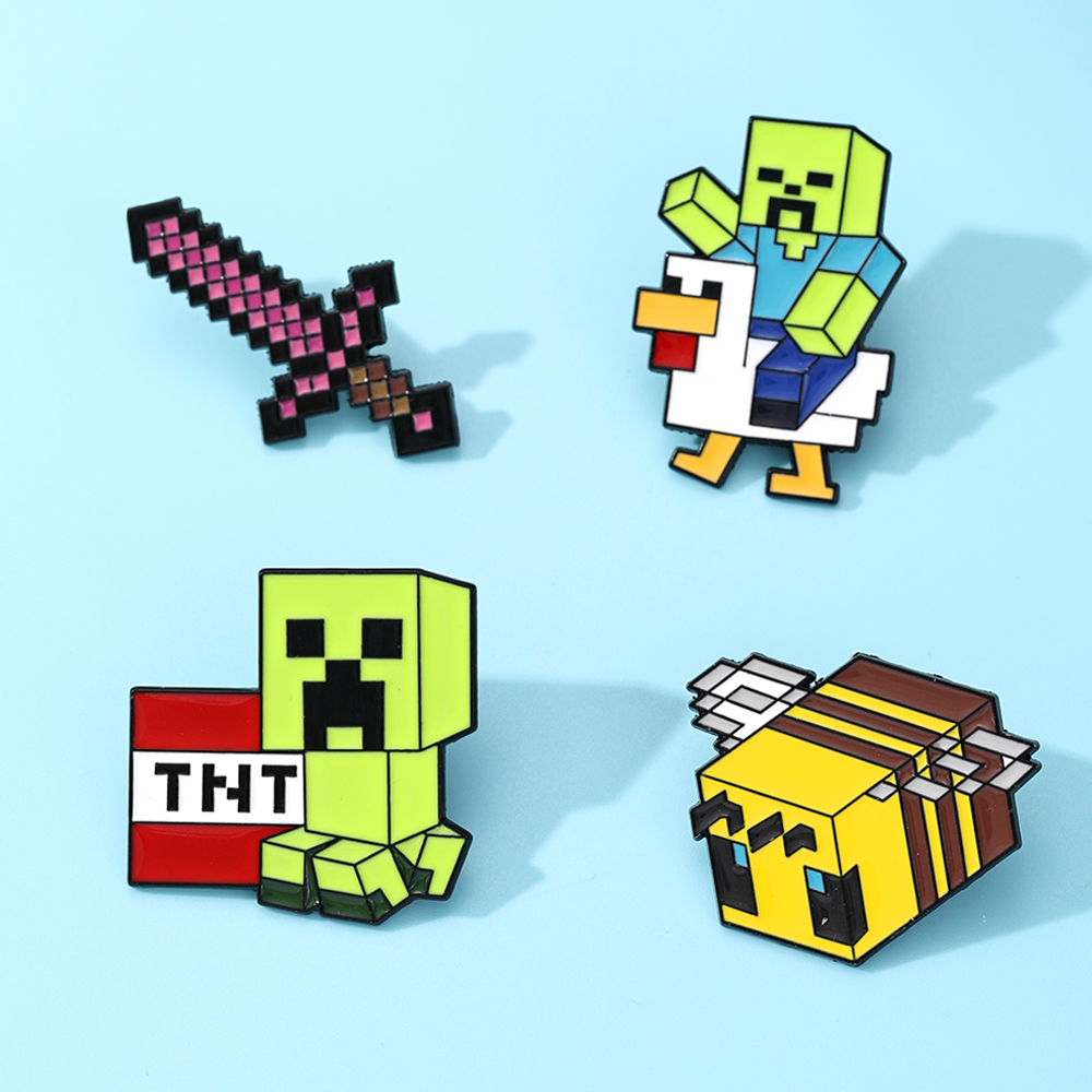 Lot de 4 épingles en émail mig - Gaming Accessories avis et prix