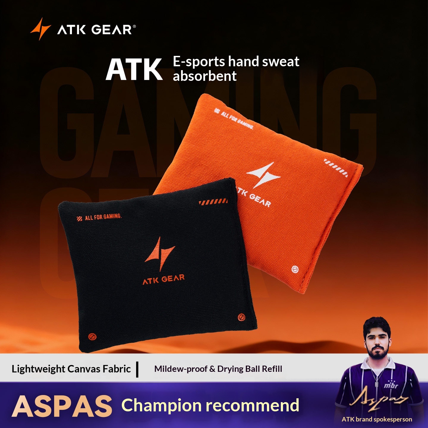 ATK Esports Palm Sweat Packs,  - Gaming Accessories Pack avis et prix